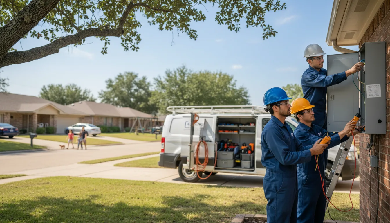 Certified electrician providing emergency electrical services in Lake Park, IA